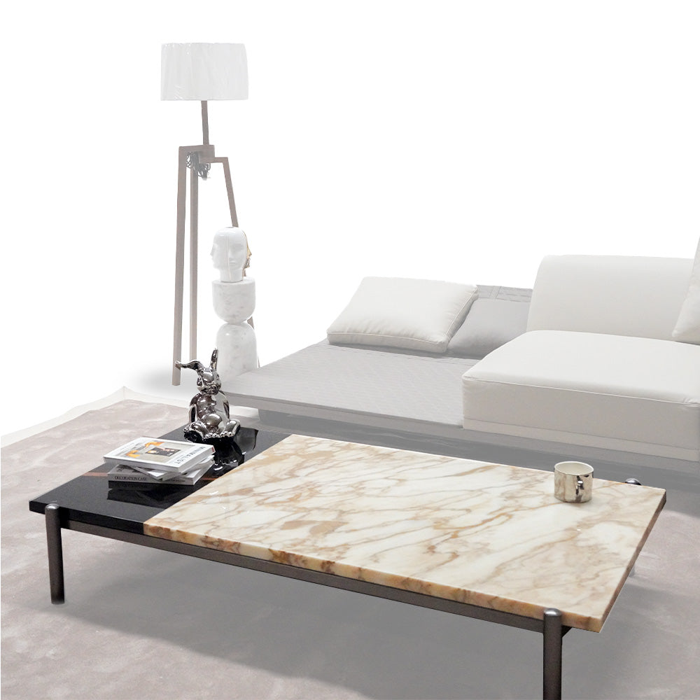 Display Item - Lauren coffee Table Black Gold IFJ-F370 Nakheel -  DISPLAY ITEM - ebarza Furniture UAE | Shop Modern Furniture in Abu Dhabi & Dubai - مفروشات ايبازرا في الامارات | تسوق اثاث عصري وديكورات مميزة في دبي وابوظبي