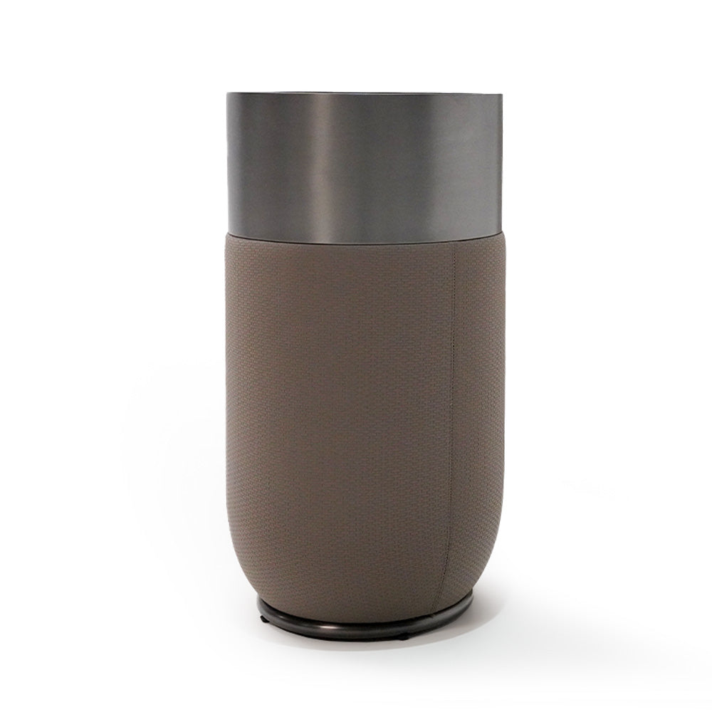 Skyline Stainless Steel and PU Leather Planter Box 75cm TG-P05 - Planter Boxes - ebarza Furniture UAE | Shop Modern Furniture in Abu Dhabi & Dubai - مفروشات ايبازرا في الامارات | تسوق اثاث عصري وديكورات مميزة في دبي وابوظبي