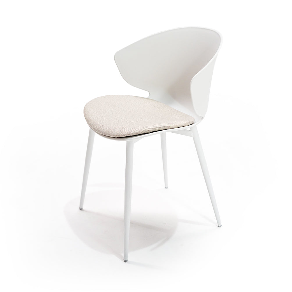 Dining Chair 90Chair-White -  Chairs - ebarza Furniture UAE | Shop Modern Furniture in Abu Dhabi & Dubai - مفروشات ايبازرا في الامارات | تسوق اثاث عصري وديكورات مميزة في دبي وابوظبي