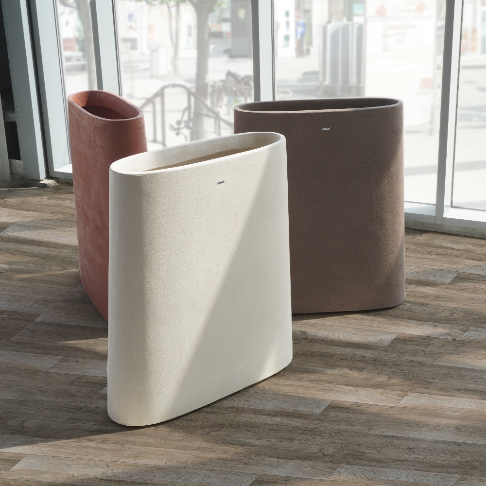 Beige Planter Box XK-4087A - Planter Boxes - ebarza Furniture UAE | Shop Modern Furniture in Abu Dhabi & Dubai - مفروشات ايبازرا في الامارات | تسوق اثاث عصري وديكورات مميزة في دبي وابوظبي