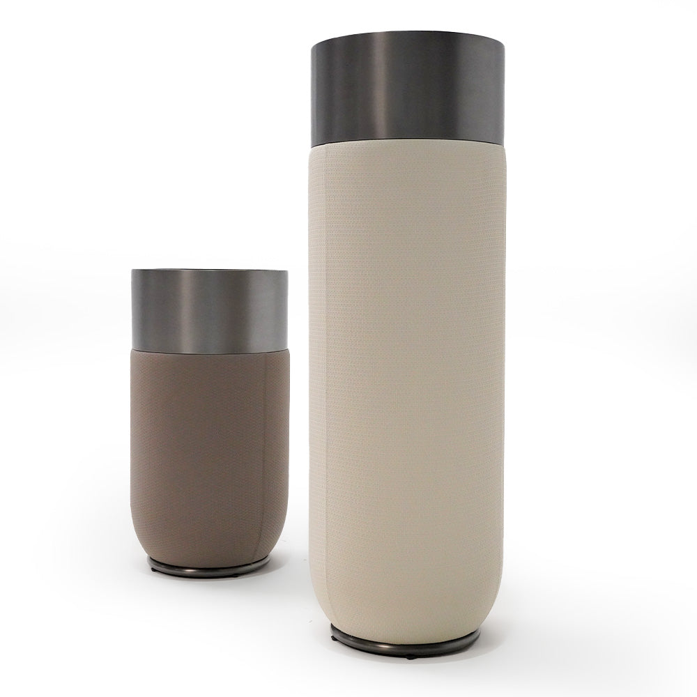 Skyline Stainless Steel and PU Leather Planter Box 120cm TG-P05 - Planter Boxes - ebarza Furniture UAE | Shop Modern Furniture in Abu Dhabi & Dubai - مفروشات ايبازرا في الامارات | تسوق اثاث عصري وديكورات مميزة في دبي وابوظبي