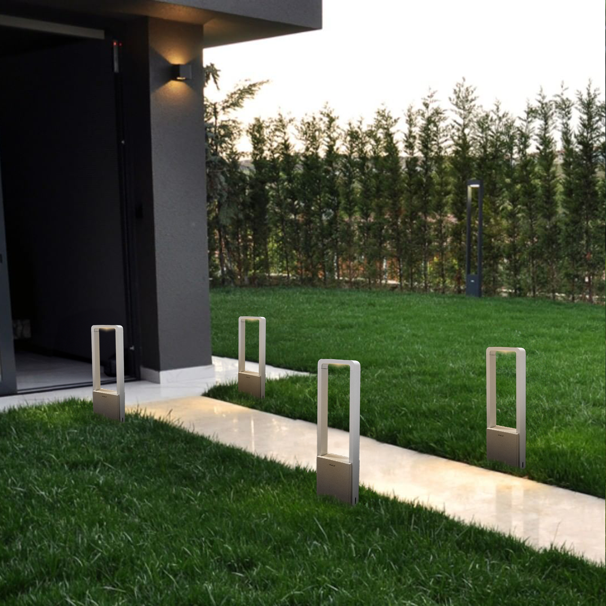 Yingjiao Outdoor Lamp MO-7104W - Outdoor lightings - ebarza Furniture UAE | Shop Modern Furniture in Abu Dhabi & Dubai - مفروشات ايبازرا في الامارات | تسوق اثاث عصري وديكورات مميزة في دبي وابوظبي