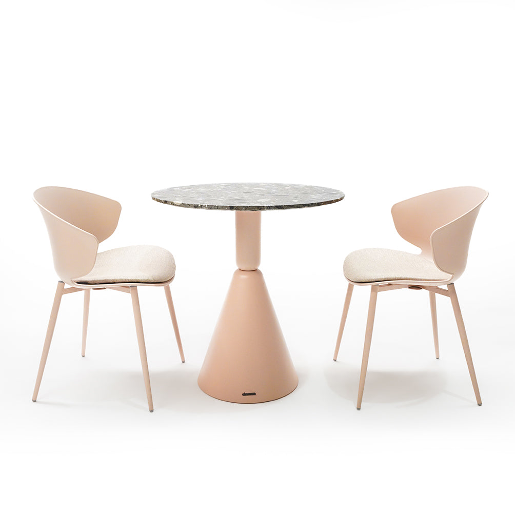 Dining Chair 90Chair-Pink -  Chairs - ebarza Furniture UAE | Shop Modern Furniture in Abu Dhabi & Dubai - مفروشات ايبازرا في الامارات | تسوق اثاث عصري وديكورات مميزة في دبي وابوظبي