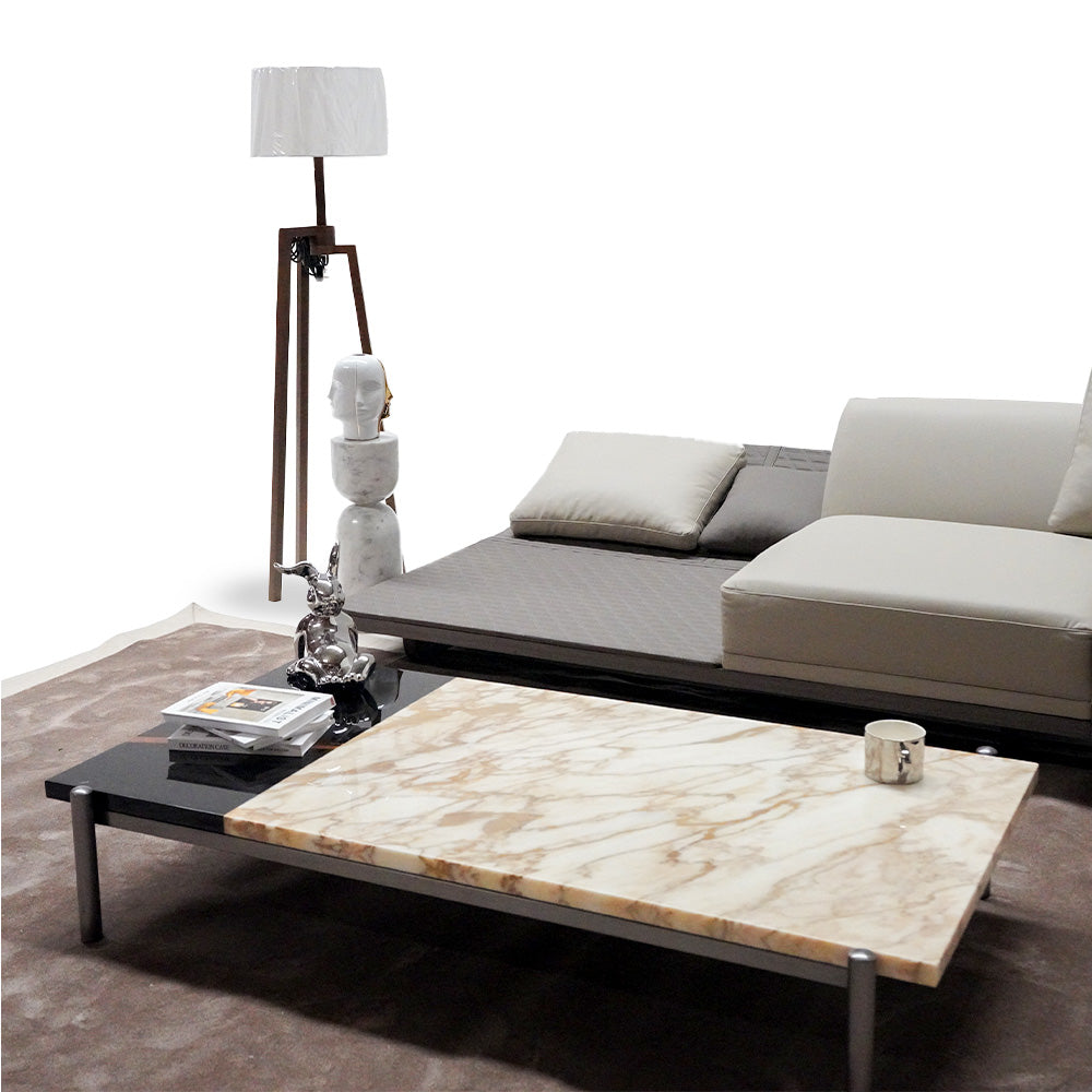 Display Item - Lauren coffee Table Black Gold IFJ-F370 Nakheel -  DISPLAY ITEM - ebarza Furniture UAE | Shop Modern Furniture in Abu Dhabi & Dubai - مفروشات ايبازرا في الامارات | تسوق اثاث عصري وديكورات مميزة في دبي وابوظبي