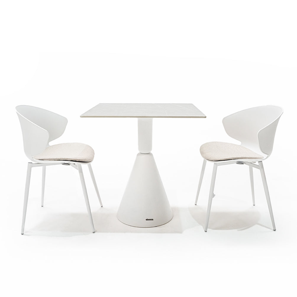 Dining Chair 90Chair-White -  Chairs - ebarza Furniture UAE | Shop Modern Furniture in Abu Dhabi & Dubai - مفروشات ايبازرا في الامارات | تسوق اثاث عصري وديكورات مميزة في دبي وابوظبي