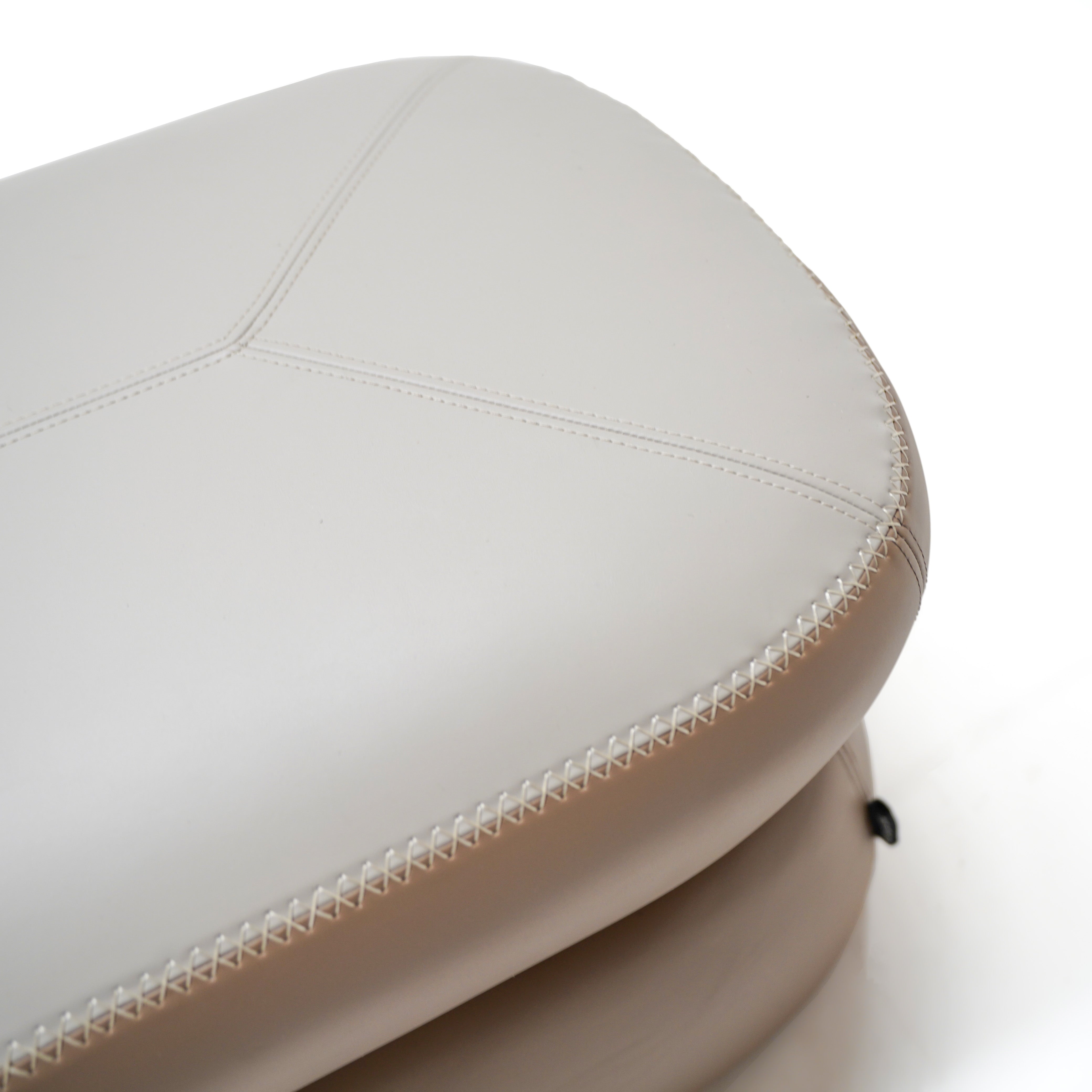 Nappa Pouf/Bench BC707-1 Light Brown-Leather - Poufs - ebarza Furniture UAE | Shop Modern Furniture in Abu Dhabi & Dubai - مفروشات ايبازرا في الامارات | تسوق اثاث عصري وديكورات مميزة في دبي وابوظبي