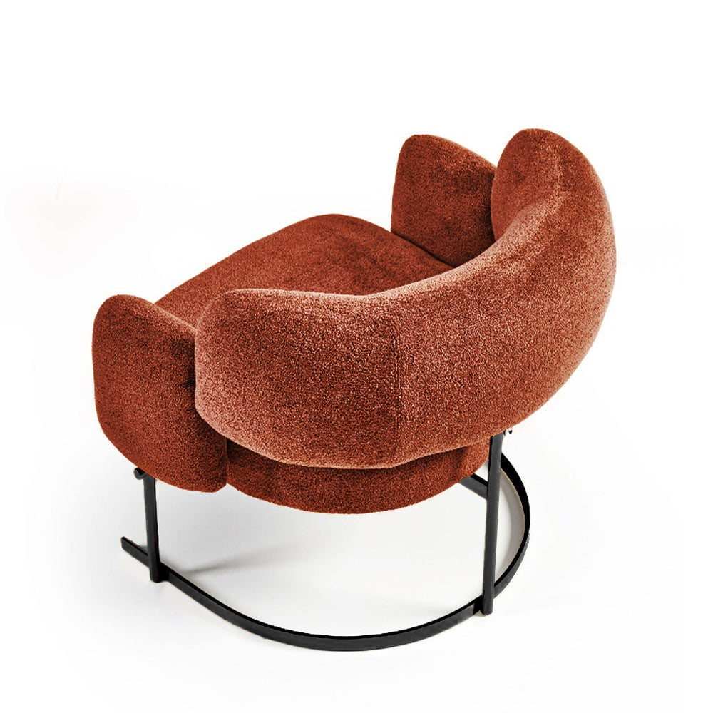 Opera Lounge Chair LC062-Caramel -  Lounge Chairs - ebarza Furniture UAE | Shop Modern Furniture in Abu Dhabi & Dubai - مفروشات ايبازرا في الامارات | تسوق اثاث عصري وديكورات مميزة في دبي وابوظبي