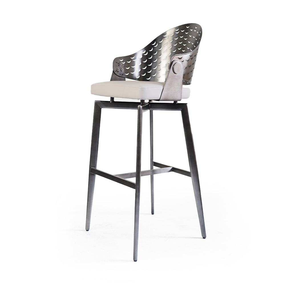 Logan Bar Chair BAR839 - Bar Stools - ebarza Furniture UAE | Shop Modern Furniture in Abu Dhabi & Dubai - مفروشات ايبازرا في الامارات | تسوق اثاث عصري وديكورات مميزة في دبي وابوظبي