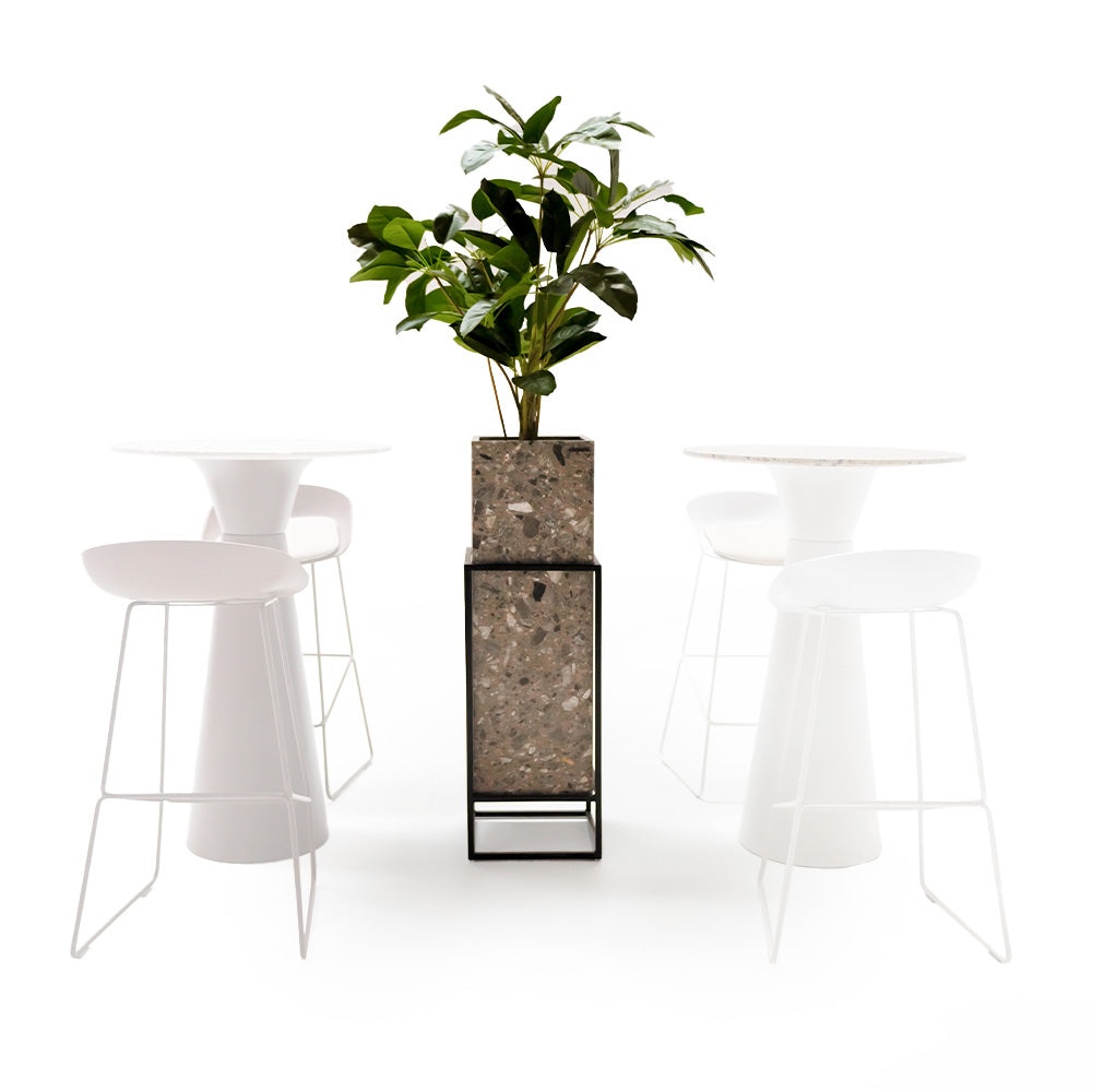 Terrazzo Planter Box 307-N0272 -  Planter Boxes - ebarza Furniture UAE | Shop Modern Furniture in Abu Dhabi & Dubai - مفروشات ايبازرا في الامارات | تسوق اثاث عصري وديكورات مميزة في دبي وابوظبي