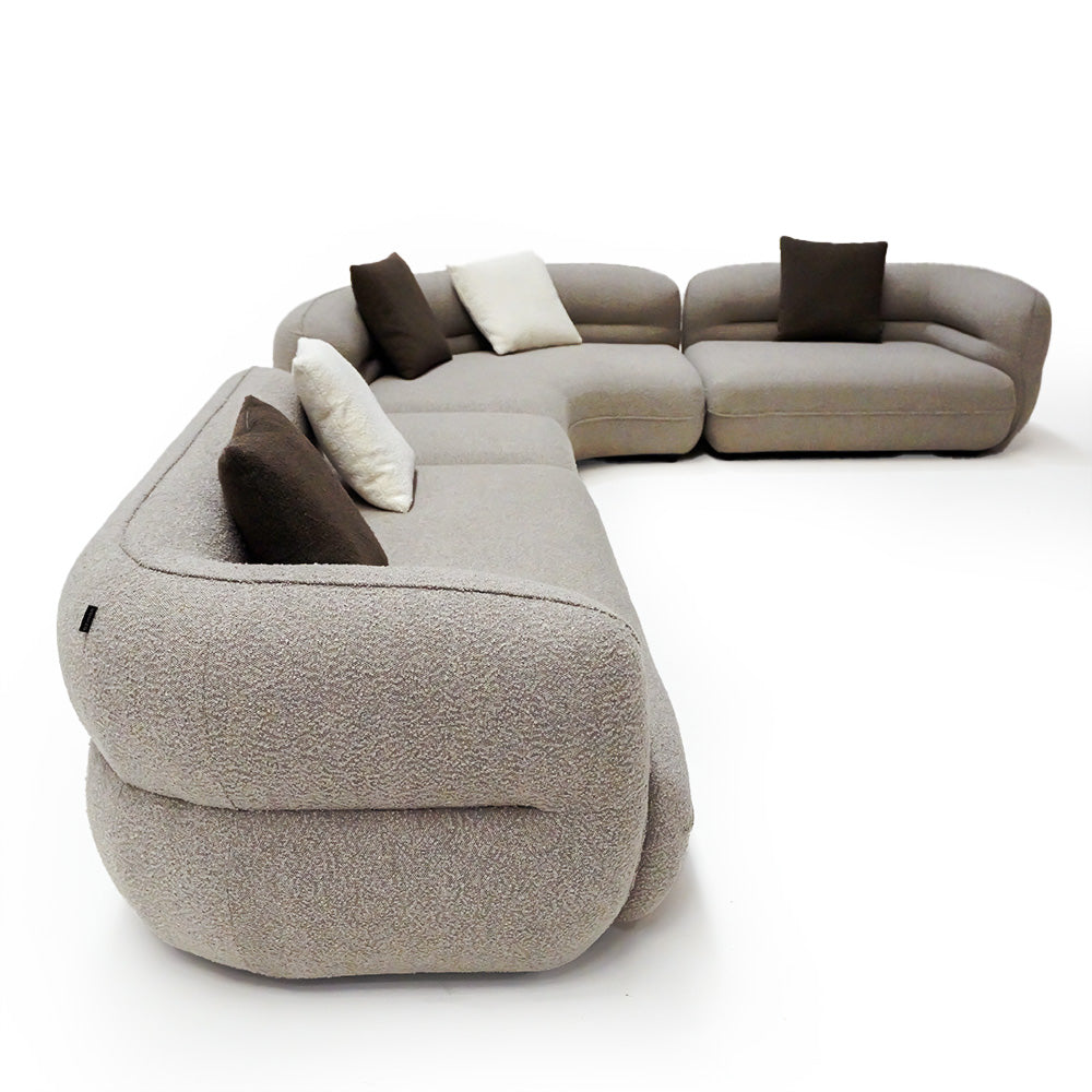 Cotton and Linen Fabric Single Sofa Module ISF-2133 /2 - Sofa - ebarza Furniture UAE | Shop Modern Furniture in Abu Dhabi & Dubai - مفروشات ايبازرا في الامارات | تسوق اثاث عصري وديكورات مميزة في دبي وابوظبي