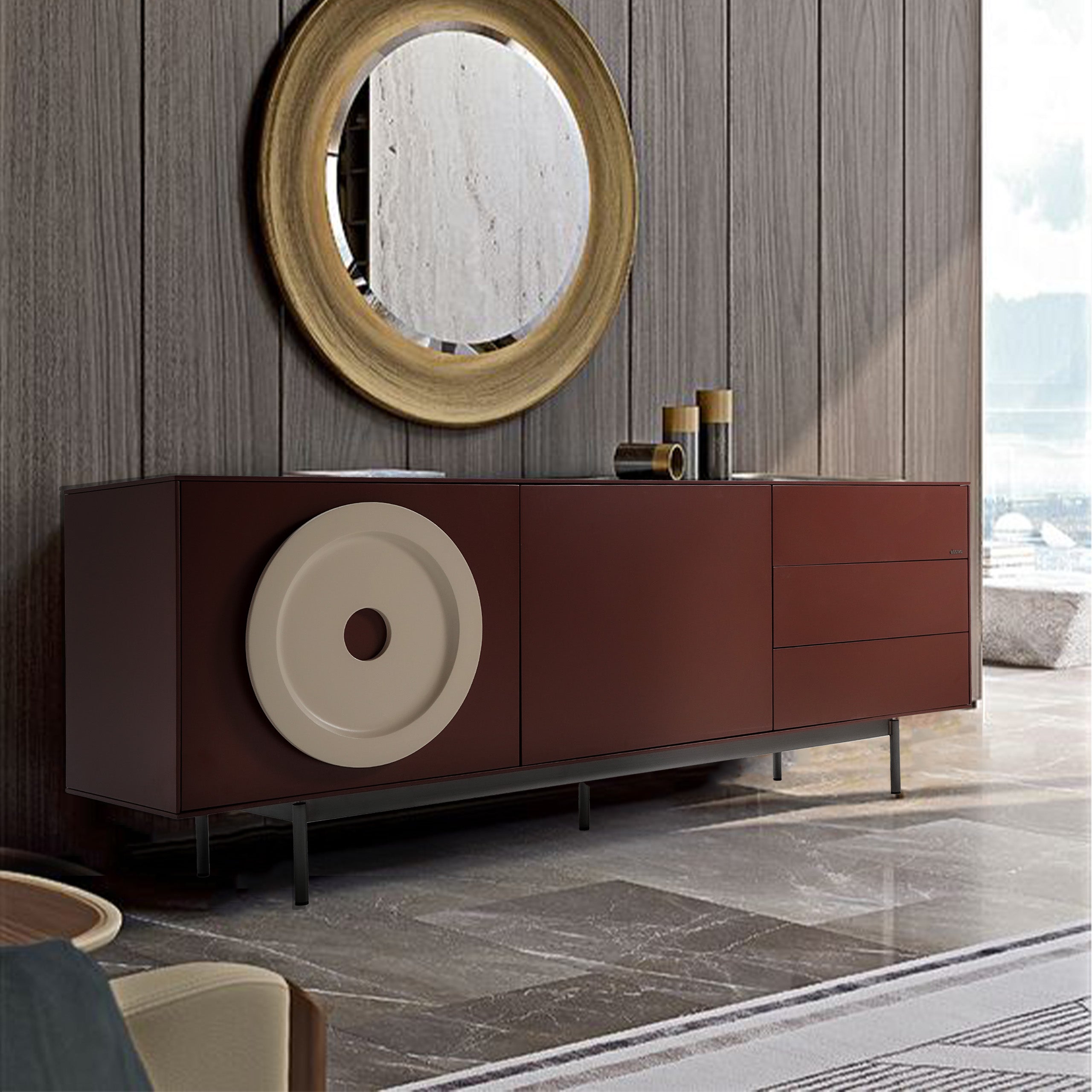 Retro Pop Art Sideboard MLL-G18 - Sideboards - ebarza Furniture UAE | Shop Modern Furniture in Abu Dhabi & Dubai - مفروشات ايبازرا في الامارات | تسوق اثاث عصري وديكورات مميزة في دبي وابوظبي