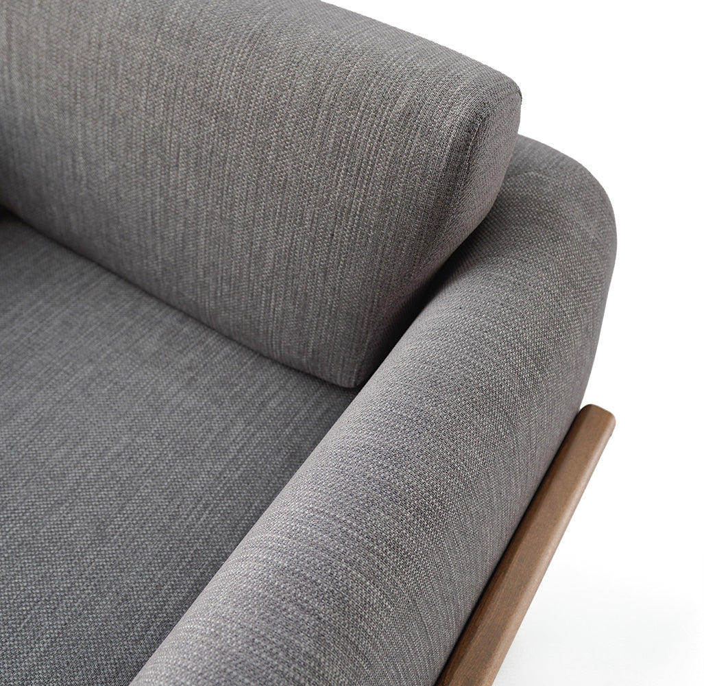 Lucca Kristal Lounge Chair Grey KRSTL-LUDARC-Grey - Lounge Chairs - ebarza Furniture UAE | Shop Modern Furniture in Abu Dhabi & Dubai - مفروشات ايبازرا في الامارات | تسوق اثاث عصري وديكورات مميزة في دبي وابوظبي