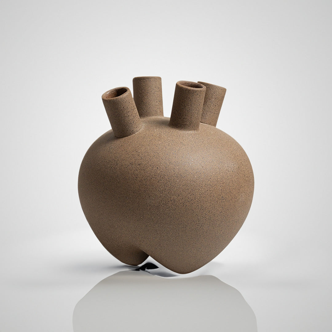 Four Round Belly Bottle-A FF-D23105 -  Vases - ebarza Furniture UAE | Shop Modern Furniture in Abu Dhabi & Dubai - مفروشات ايبازرا في الامارات | تسوق اثاث عصري وديكورات مميزة في دبي وابوظبي