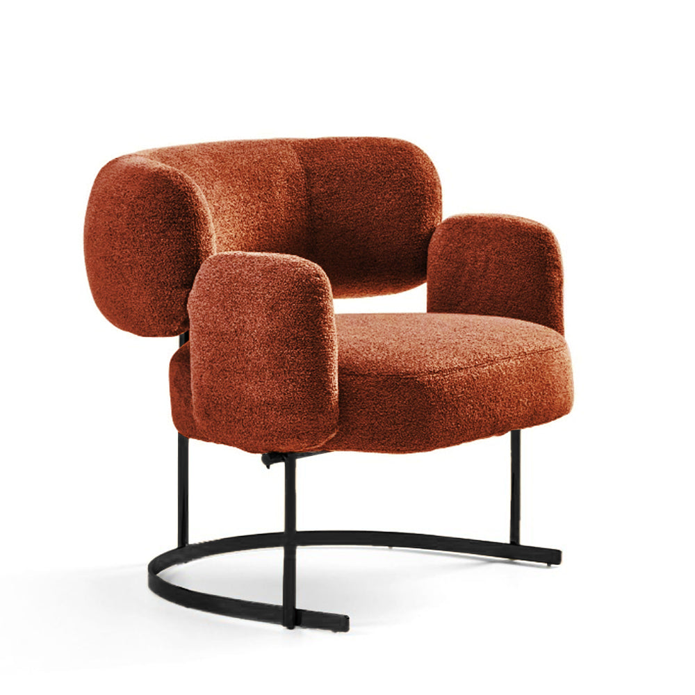 Opera Lounge Chair LC062-Caramel -  Lounge Chairs - ebarza Furniture UAE | Shop Modern Furniture in Abu Dhabi & Dubai - مفروشات ايبازرا في الامارات | تسوق اثاث عصري وديكورات مميزة في دبي وابوظبي