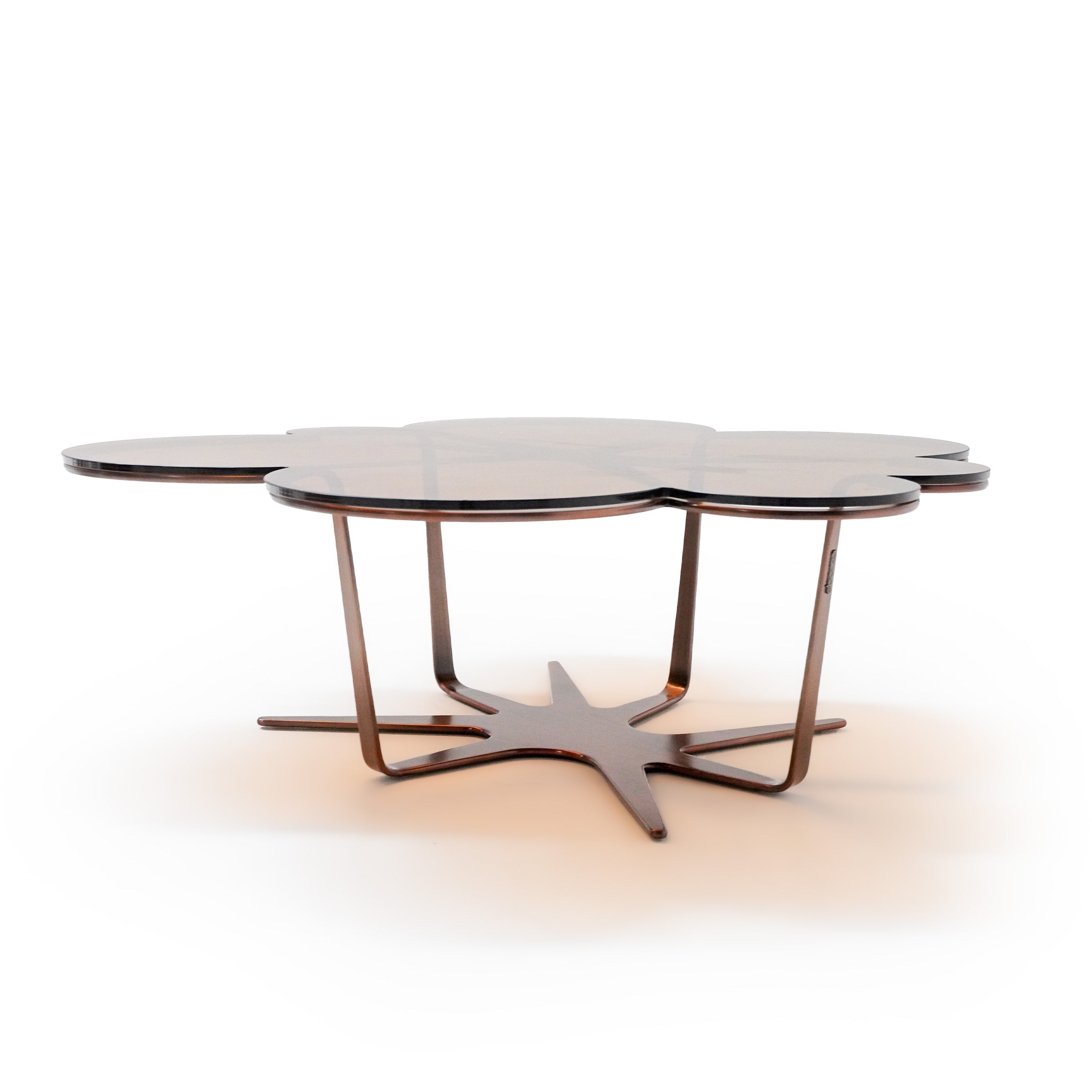 Display Item - Glowing Blossom Glass Top Coffee table  ST759-Nakheel -  DISPLAY ITEM - ebarza Furniture UAE | Shop Modern Furniture in Abu Dhabi & Dubai - مفروشات ايبازرا في الامارات | تسوق اثاث عصري وديكورات مميزة في دبي وابوظبي