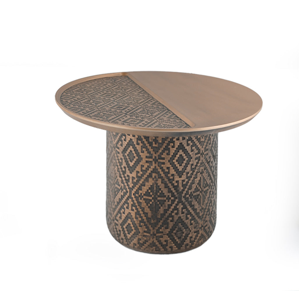 Motif Side Table Motif-Side002-G -  Side Tables - ebarza Furniture UAE | Shop Modern Furniture in Abu Dhabi & Dubai - مفروشات ايبازرا في الامارات | تسوق اثاث عصري وديكورات مميزة في دبي وابوظبي