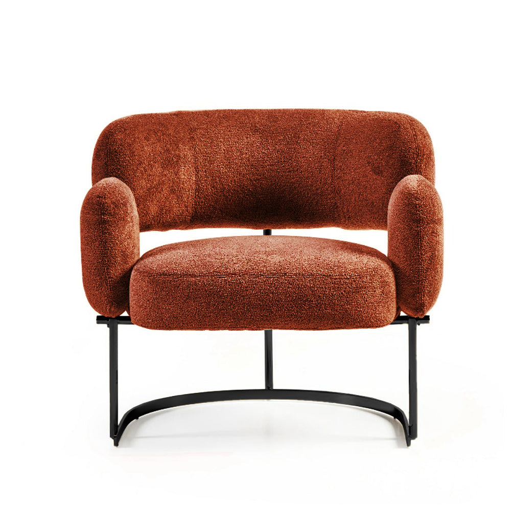 Opera Lounge Chair LC062-Caramel -  Lounge Chairs - ebarza Furniture UAE | Shop Modern Furniture in Abu Dhabi & Dubai - مفروشات ايبازرا في الامارات | تسوق اثاث عصري وديكورات مميزة في دبي وابوظبي