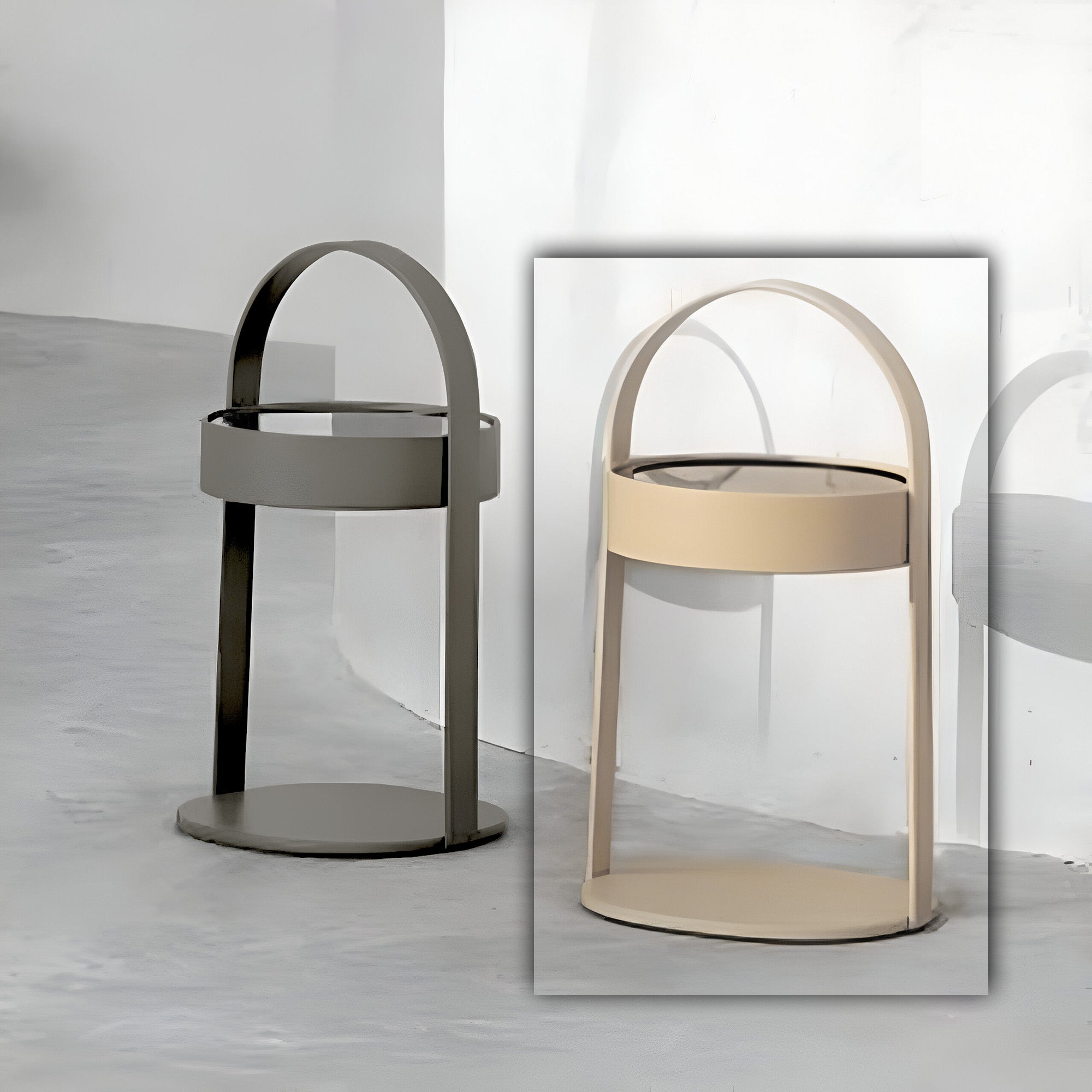Alu Hand Lamp 16*16.6*42cm KH8510N117ALU - Outdoor lightings | مصباح يدوي ألو 16*16.6*42 سم - ebarza Furniture UAE | Shop Modern Furniture in Abu Dhabi & Dubai - مفروشات ايبازرا في الامارات | تسوق اثاث عصري وديكورات مميزة في دبي وابوظبي