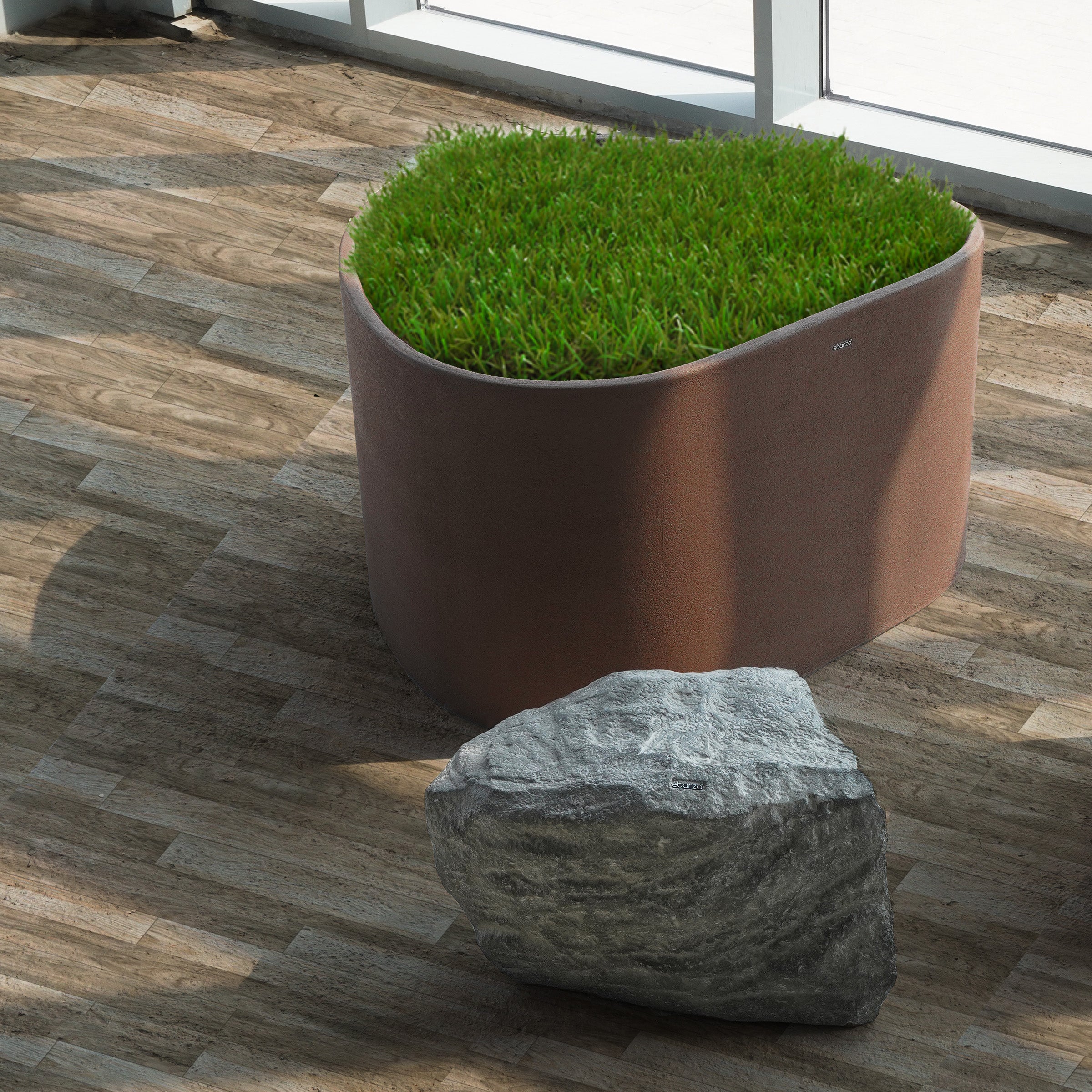 Coffee Brown Planter Box XK-4086C-Coffee Brown - Planter Boxes - ebarza Furniture UAE | Shop Modern Furniture in Abu Dhabi & Dubai - مفروشات ايبازرا في الامارات | تسوق اثاث عصري وديكورات مميزة في دبي وابوظبي
