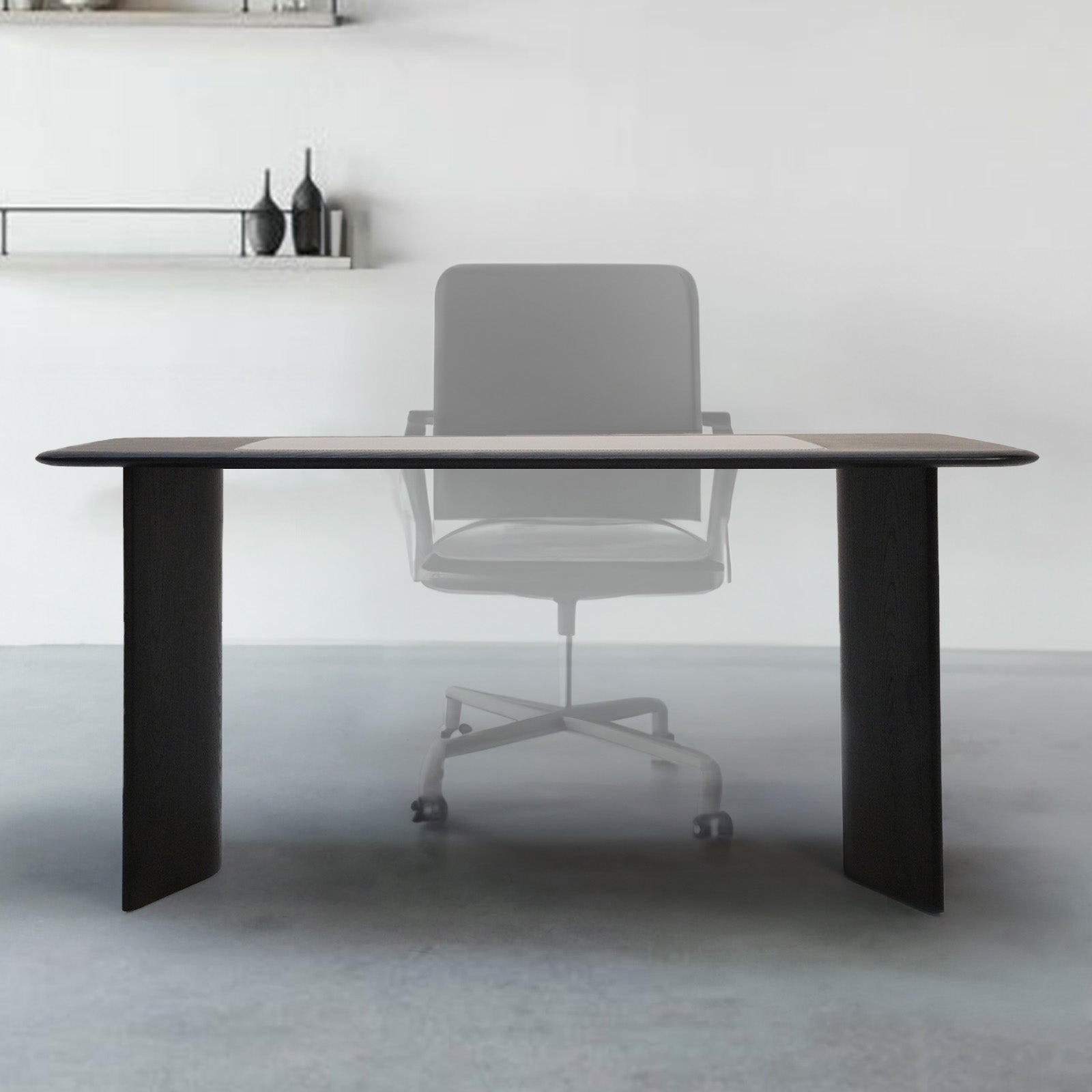 Vereen Desk/Console Leather WD006 - Consoles - ebarza Furniture UAE | Shop Modern Furniture in Abu Dhabi & Dubai - مفروشات ايبازرا في الامارات | تسوق اثاث عصري وديكورات مميزة في دبي وابوظبي