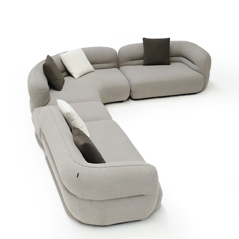 Cotton and Linen Fabric Single Sofa Module ISF-2133 /2 - Sofa - ebarza Furniture UAE | Shop Modern Furniture in Abu Dhabi & Dubai - مفروشات ايبازرا في الامارات | تسوق اثاث عصري وديكورات مميزة في دبي وابوظبي