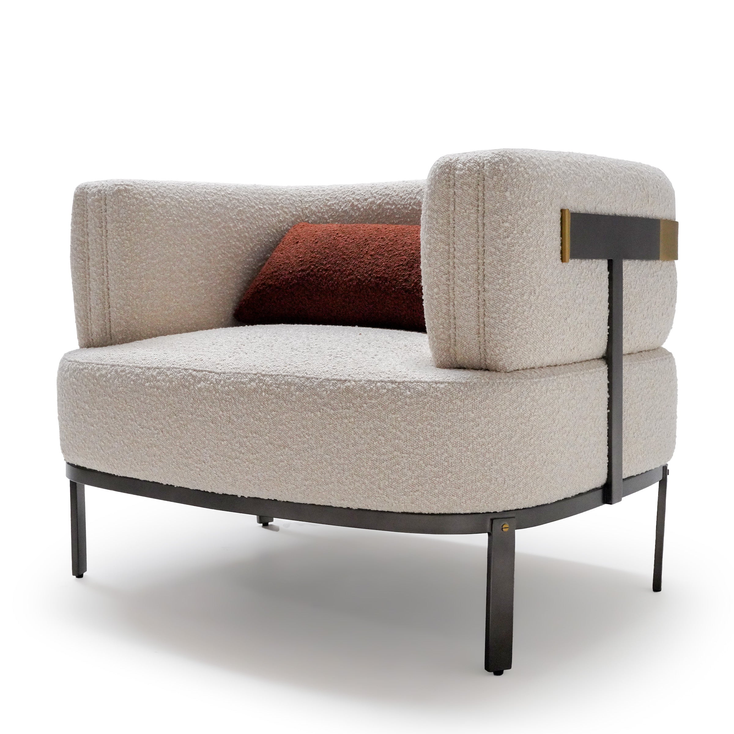 Teddy Armchair BS162-1 - Armchairs - ebarza Furniture UAE | Shop Modern Furniture in Abu Dhabi & Dubai - مفروشات ايبازرا في الامارات | تسوق اثاث عصري وديكورات مميزة في دبي وابوظبي