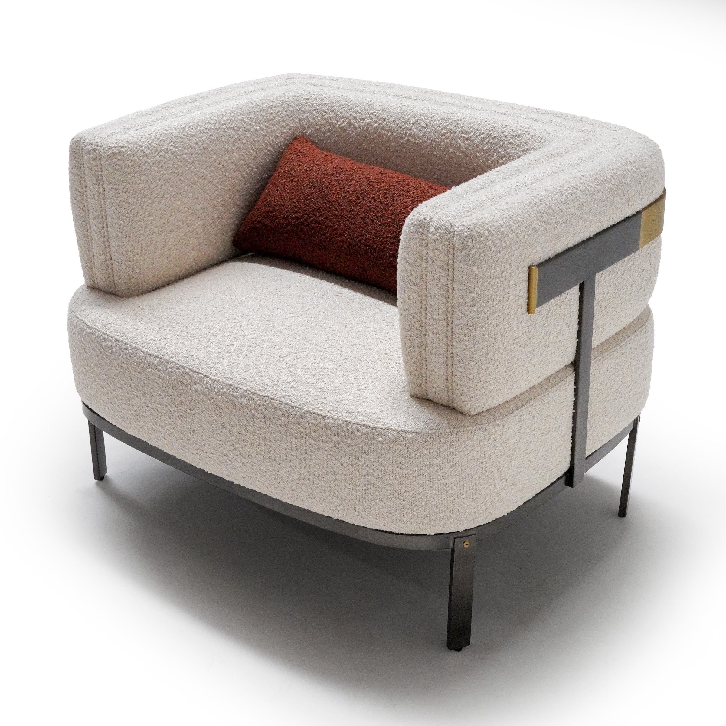 Teddy Armchair BS162-1 - Armchairs - ebarza Furniture UAE | Shop Modern Furniture in Abu Dhabi & Dubai - مفروشات ايبازرا في الامارات | تسوق اثاث عصري وديكورات مميزة في دبي وابوظبي