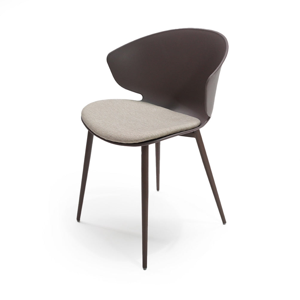 Dining Chair 90Chair-Coffee -  Chairs - ebarza Furniture UAE | Shop Modern Furniture in Abu Dhabi & Dubai - مفروشات ايبازرا في الامارات | تسوق اثاث عصري وديكورات مميزة في دبي وابوظبي