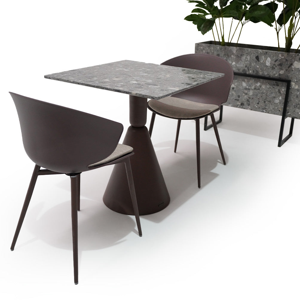 Dining Chair 90Chair-Coffee -  Chairs - ebarza Furniture UAE | Shop Modern Furniture in Abu Dhabi & Dubai - مفروشات ايبازرا في الامارات | تسوق اثاث عصري وديكورات مميزة في دبي وابوظبي