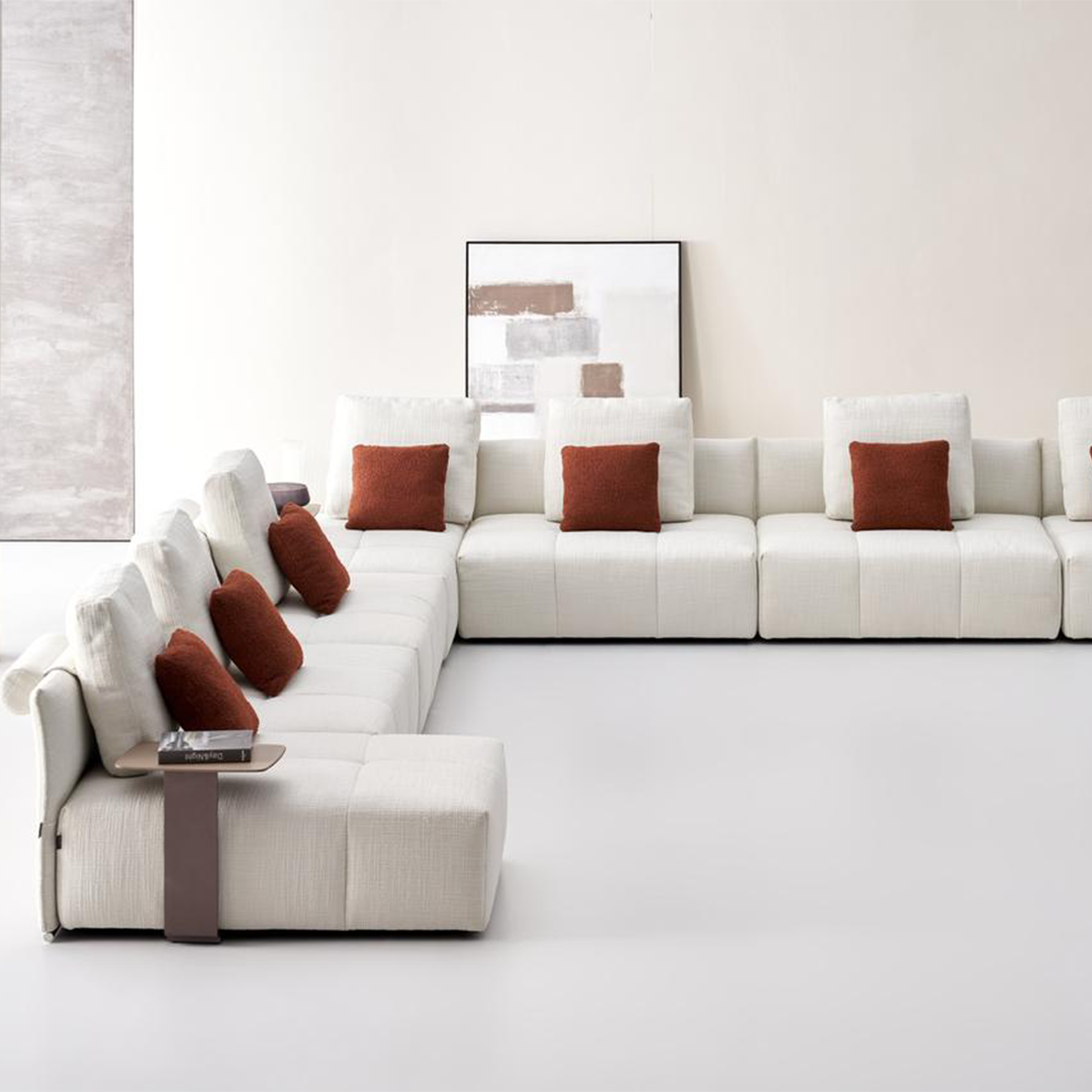 Puzzle Modular Small  2seater C SF080- 2seater -  Sofas - ebarza Furniture UAE | Shop Modern Furniture in Abu Dhabi & Dubai - مفروشات ايبازرا في الامارات | تسوق اثاث عصري وديكورات مميزة في دبي وابوظبي