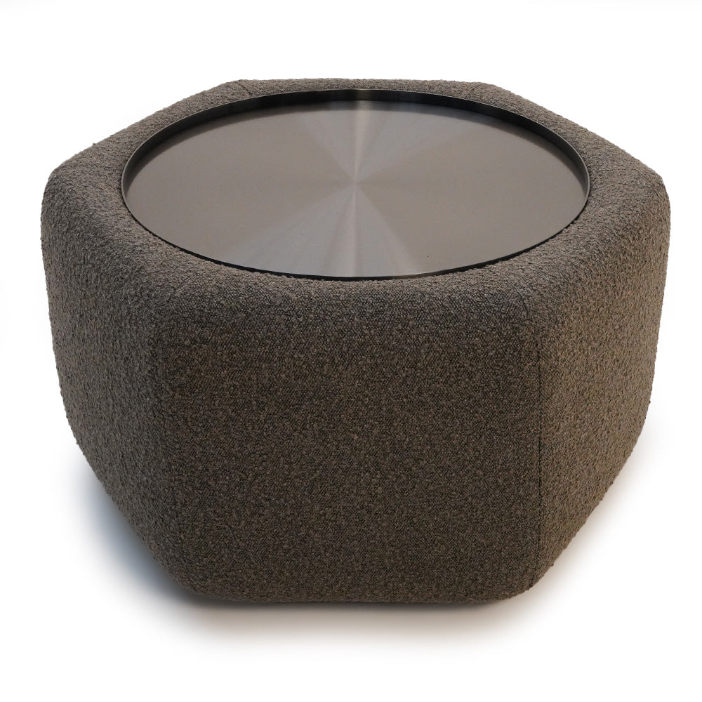 Mosaic Octagon Fabric Coffee Table  LT067M/S -  Coffee Table - ebarza Furniture UAE | Shop Modern Furniture in Abu Dhabi & Dubai - مفروشات ايبازرا في الامارات | تسوق اثاث عصري وديكورات مميزة في دبي وابوظبي