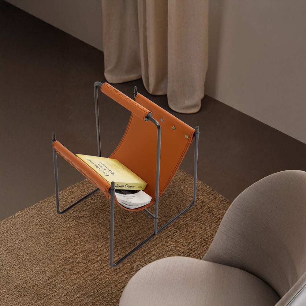 Artisan Side Table - JK-D231 - Orange -  Side Tables - ebarza Furniture UAE | Shop Modern Furniture in Abu Dhabi & Dubai - مفروشات ايبازرا في الامارات | تسوق اثاث عصري وديكورات مميزة في دبي وابوظبي