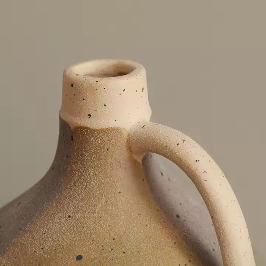 Assorted Color Hand-painted Ceramic Vase B-FF-D25073B - Vases - ebarza Furniture UAE | Shop Modern Furniture in Abu Dhabi & Dubai - مفروشات ايبازرا في الامارات | تسوق اثاث عصري وديكورات مميزة في دبي وابوظبي