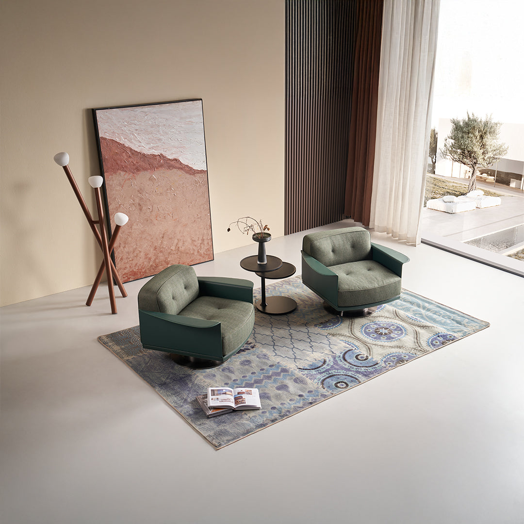 Avenor Armchair LC091- HM-Y312-7Green - Armchairs - ebarza Furniture UAE | Shop Modern Furniture in Abu Dhabi & Dubai - مفروشات ايبازرا في الامارات | تسوق اثاث عصري وديكورات مميزة في دبي وابوظبي