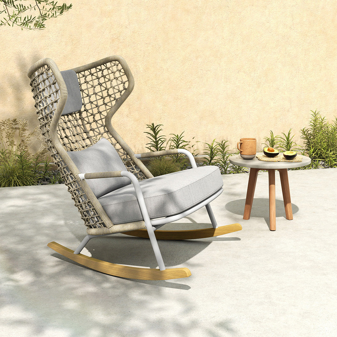 Banyan Outdoor/indoor Rocking Armchair - KC8601N90ROP - Armchairs - ebarza Furniture UAE | Shop Modern Furniture in Abu Dhabi & Dubai - مفروشات ايبازرا في الامارات | تسوق اثاث عصري وديكورات مميزة في دبي وابوظبي