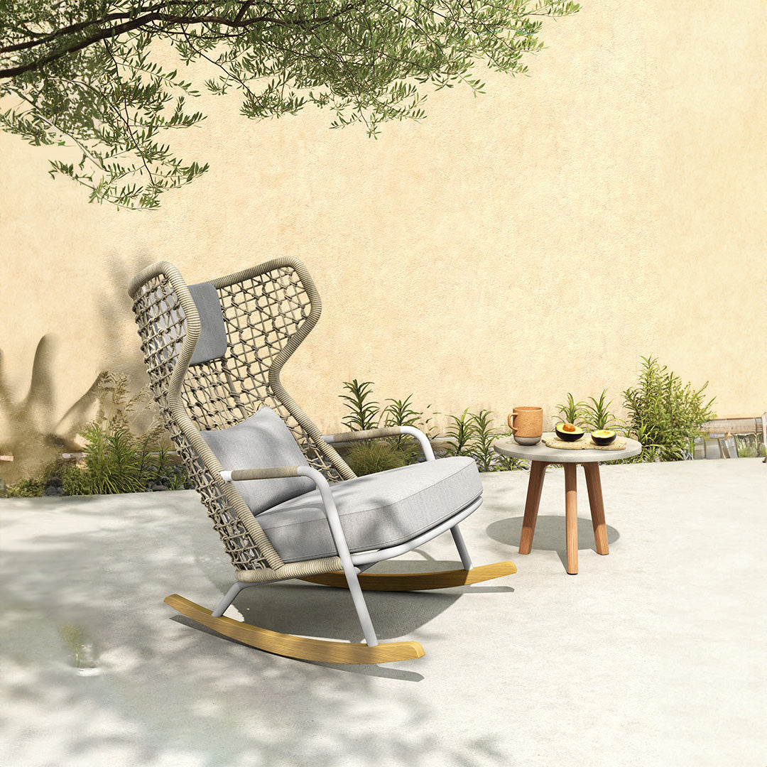 Banyan Outdoor/indoor Rocking Armchair - KC8601N90ROP - Armchairs - ebarza Furniture UAE | Shop Modern Furniture in Abu Dhabi & Dubai - مفروشات ايبازرا في الامارات | تسوق اثاث عصري وديكورات مميزة في دبي وابوظبي