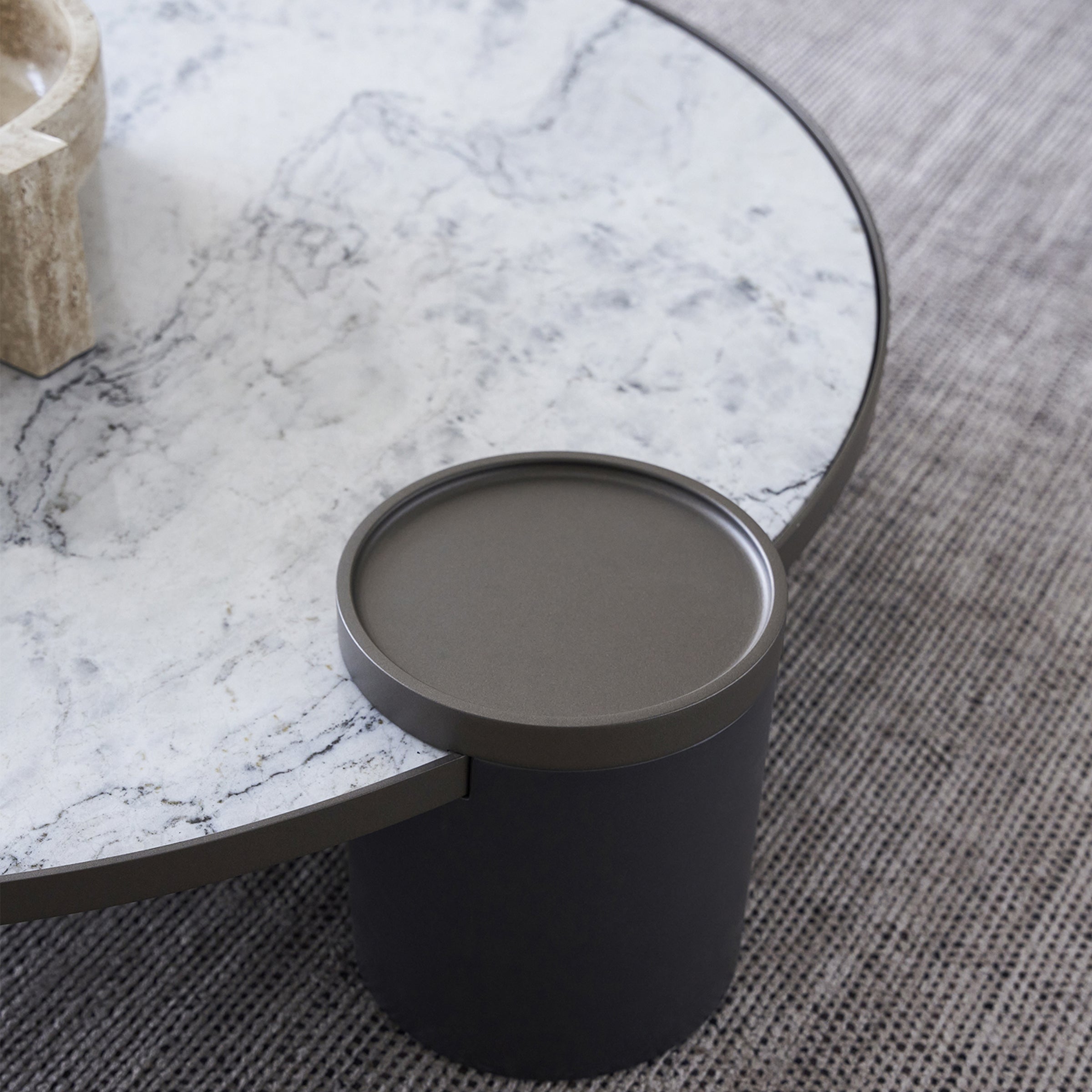 Display Item - Desert Marble Coffee Table BMBO-CJ80241-Nakheel -  DISPLAY ITEM - ebarza Furniture UAE | Shop Modern Furniture in Abu Dhabi & Dubai - مفروشات ايبازرا في الامارات | تسوق اثاث عصري وديكورات مميزة في دبي وابوظبي