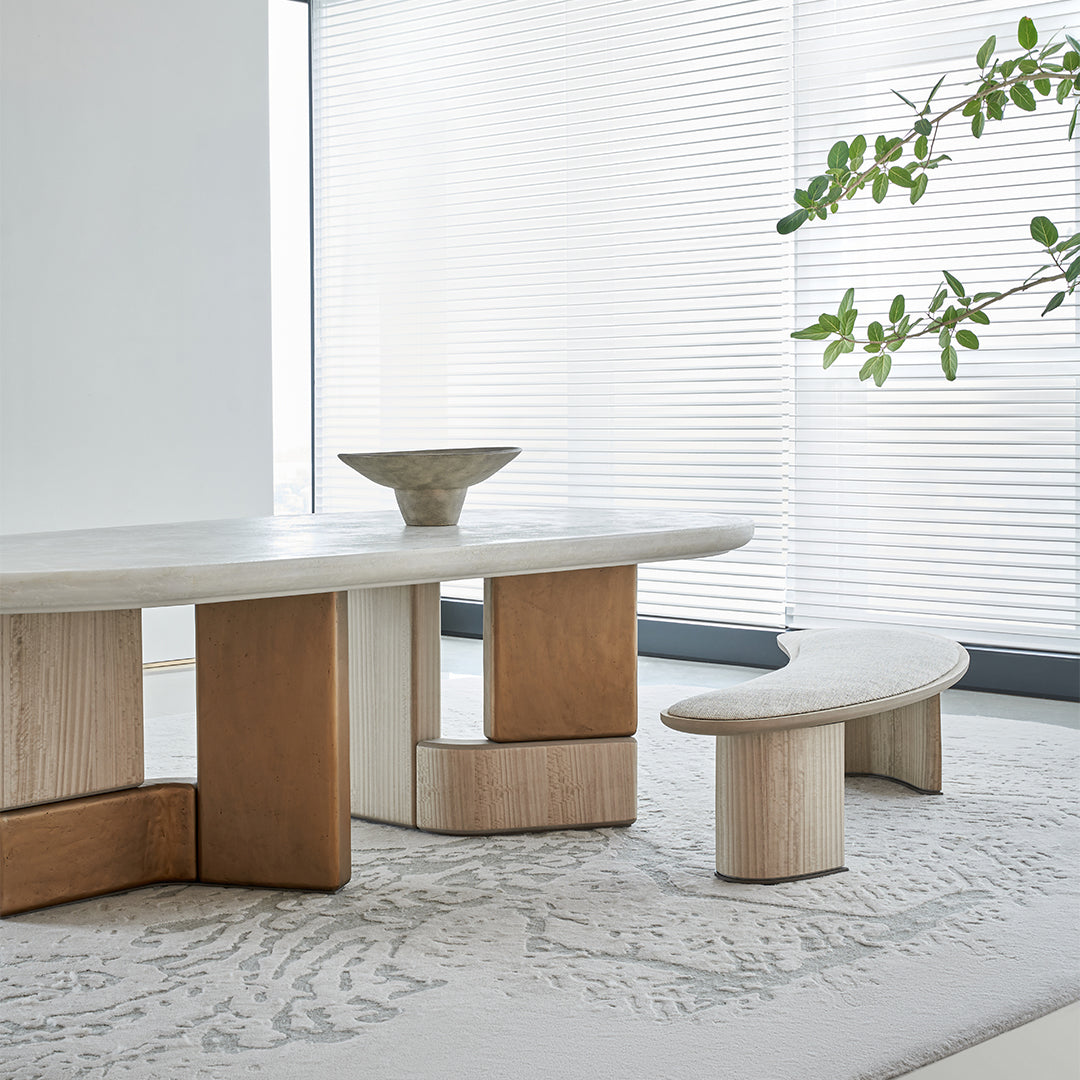 Pre-order 25 Days Delivery Grandeur Bench AMCJ-TD6069 -  Benches - ebarza Furniture UAE | Shop Modern Furniture in Abu Dhabi & Dubai - مفروشات ايبازرا في الامارات | تسوق اثاث عصري وديكورات مميزة في دبي وابوظبي