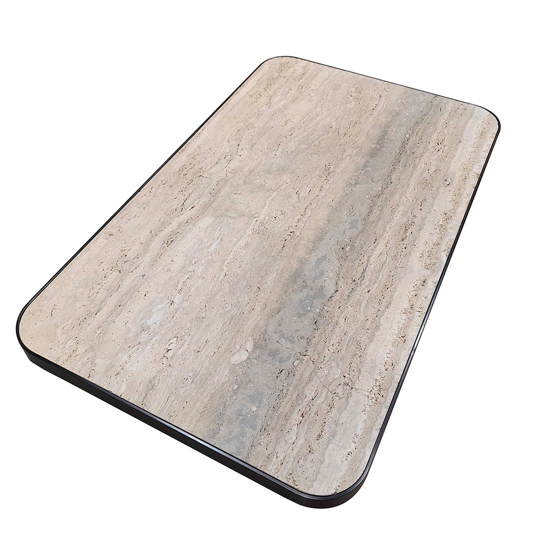 Babylon Set Of 3 Sliver Travertine Center Table - 321CT1S/321CT2S/321CT3S - Coffee Table - ebarza Furniture UAE | Shop Modern Furniture in Abu Dhabi & Dubai - مفروشات ايبازرا في الامارات | تسوق اثاث عصري وديكورات مميزة في دبي وابوظبي