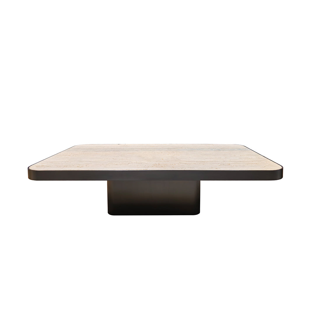 Babylon Set Of 3 Sliver Travertine Center Table - 321CT1S/321CT2S/321CT3S - Coffee Table - ebarza Furniture UAE | Shop Modern Furniture in Abu Dhabi & Dubai - مفروشات ايبازرا في الامارات | تسوق اثاث عصري وديكورات مميزة في دبي وابوظبي