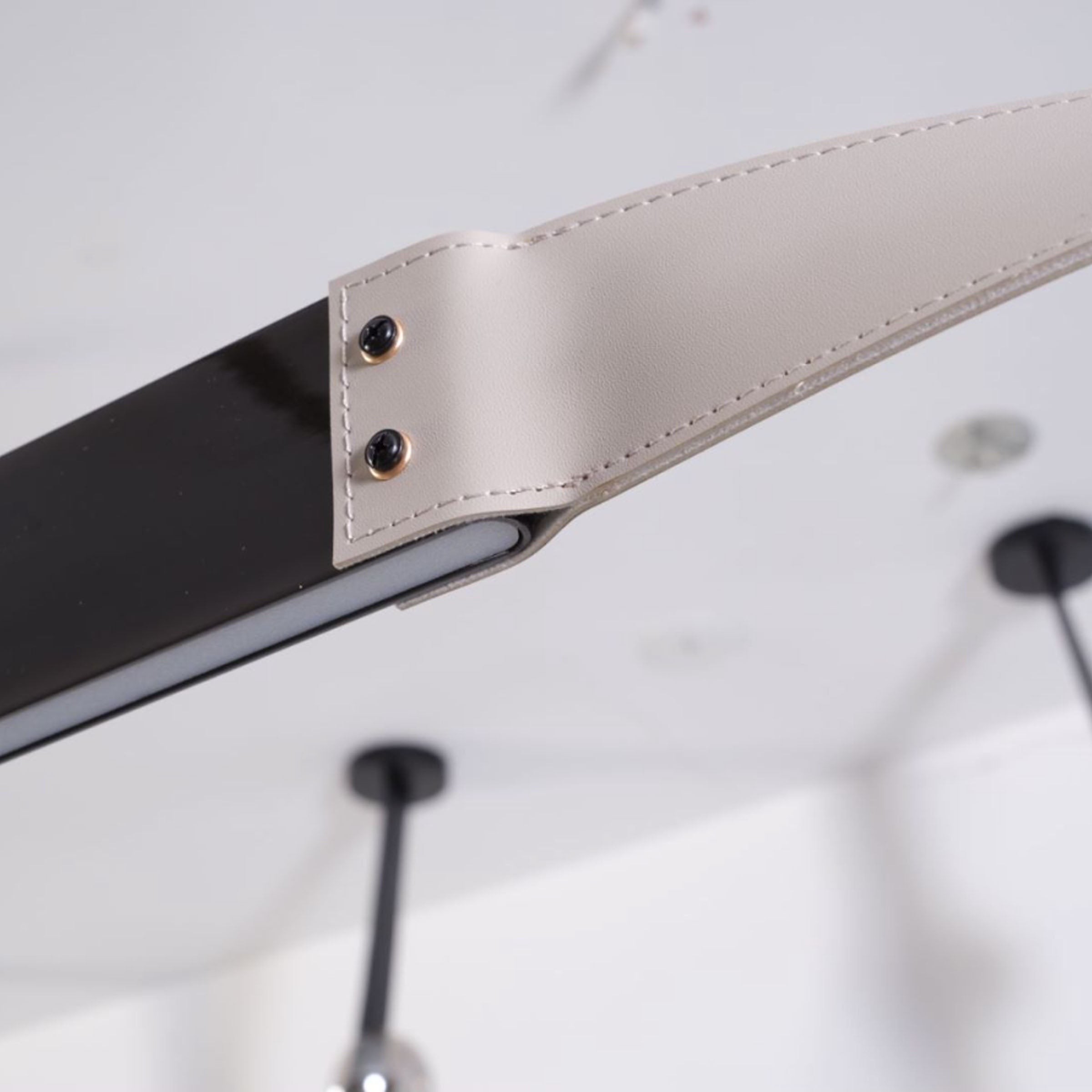 Comet Tail Leather Black Pendant Lamp 1.5m CY-DD-1053-B - Pendant Lamps - ebarza Furniture UAE | Shop Modern Furniture in Abu Dhabi & Dubai - مفروشات ايبازرا في الامارات | تسوق اثاث عصري وديكورات مميزة في دبي وابوظبي