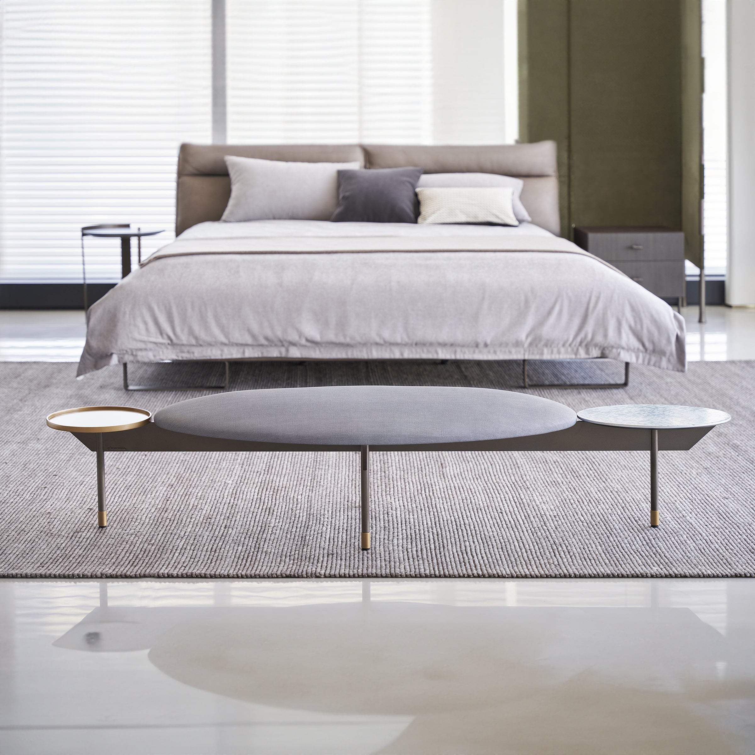 PARMA Bench AMBO- CWD80147 - Benches - ebarza Furniture UAE | Shop Modern Furniture in Abu Dhabi & Dubai - مفروشات ايبازرا في الامارات | تسوق اثاث عصري وديكورات مميزة في دبي وابوظبي