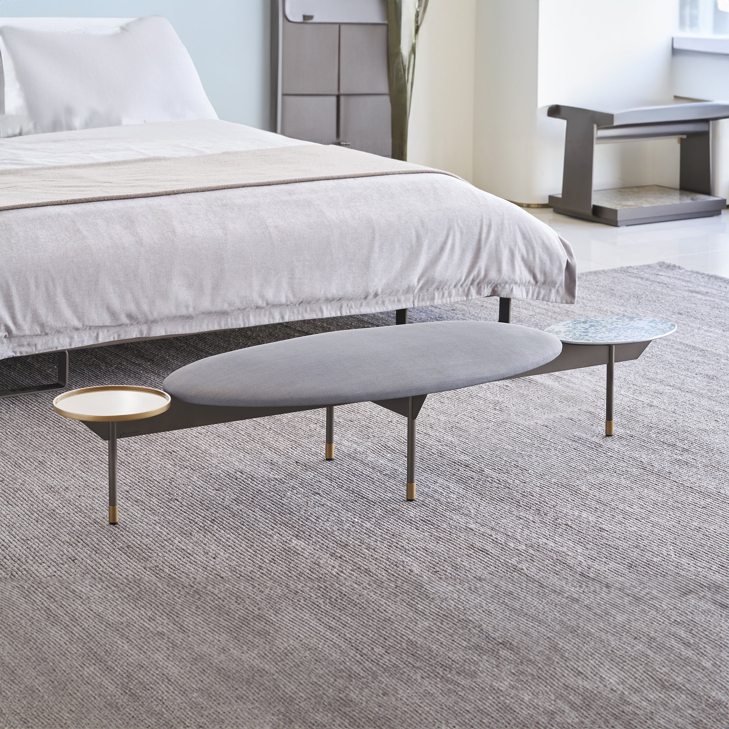 PARMA Bench AMBO- CWD80147 - Benches - ebarza Furniture UAE | Shop Modern Furniture in Abu Dhabi & Dubai - مفروشات ايبازرا في الامارات | تسوق اثاث عصري وديكورات مميزة في دبي وابوظبي