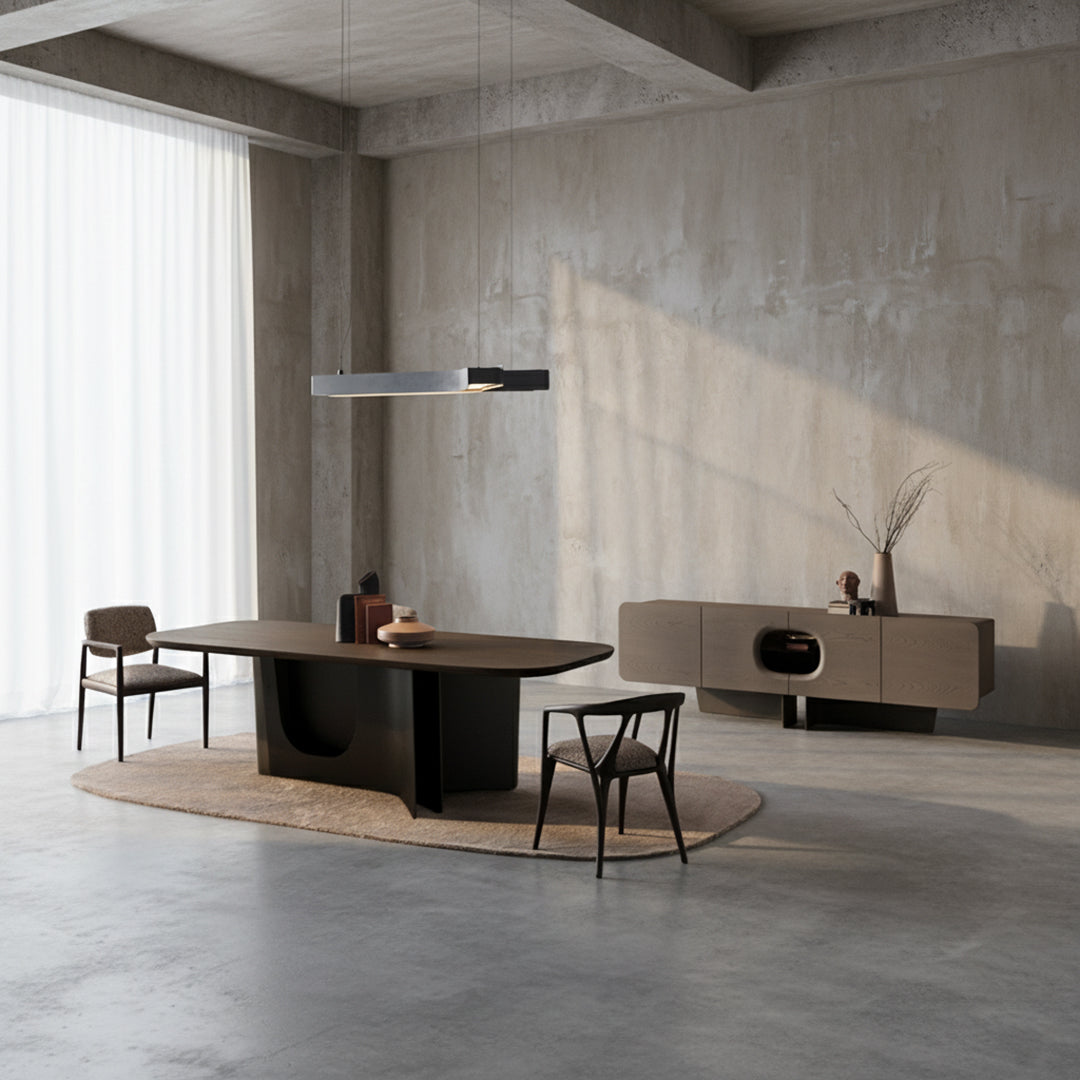 Bold Dining Table 250 Cm HM-B/DT016 - Dining Tables - ebarza Furniture UAE | Shop Modern Furniture in Abu Dhabi & Dubai - مفروشات ايبازرا في الامارات | تسوق اثاث عصري وديكورات مميزة في دبي وابوظبي