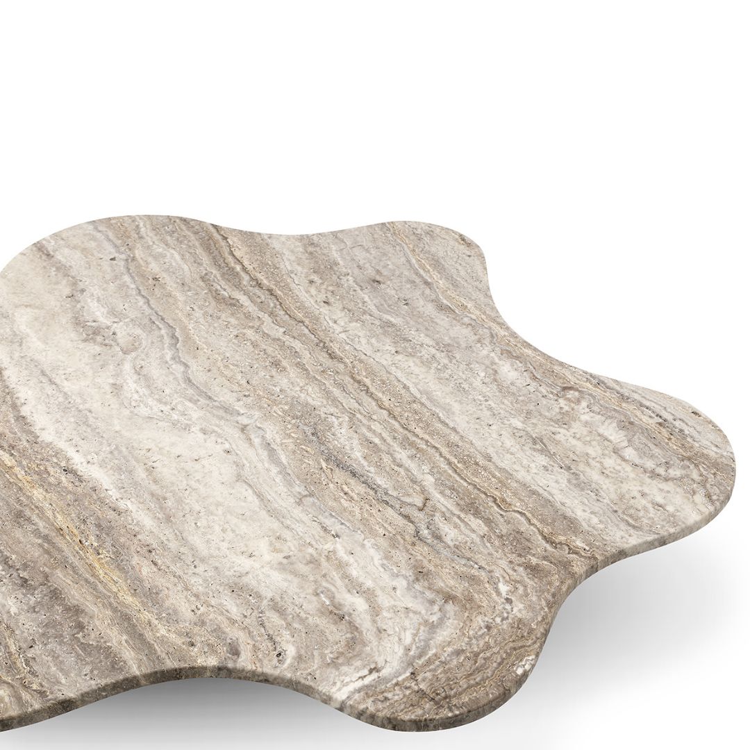 Brown Travertine Coffee Table ST766 - Coffee tables - ebarza Furniture UAE | Shop Modern Furniture in Abu Dhabi & Dubai - مفروشات ايبازرا في الامارات | تسوق اثاث عصري وديكورات مميزة في دبي وابوظبي