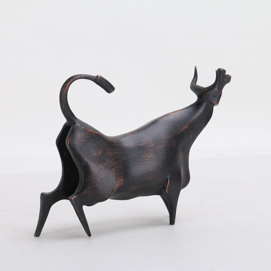 Bull Sculpture KA3067B - Home Decor Figurines - ebarza Furniture UAE | Shop Modern Furniture in Abu Dhabi & Dubai - مفروشات ايبازرا في الامارات | تسوق اثاث عصري وديكورات مميزة في دبي وابوظبي