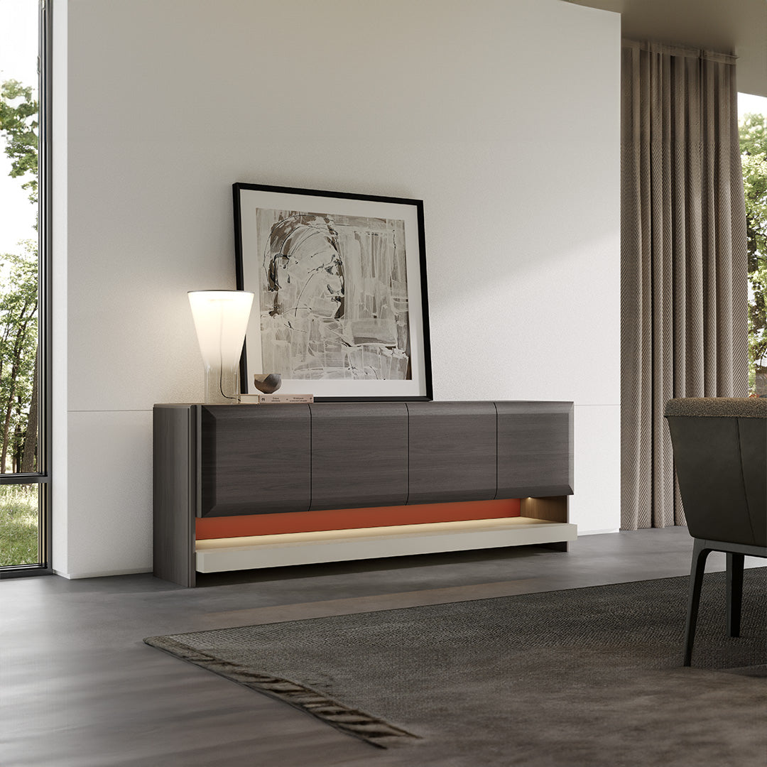 CAPRIA Sideboard 215x78 YL-SIDEBOARD-78 - Sideboards - ebarza Furniture UAE | Shop Modern Furniture in Abu Dhabi & Dubai - مفروشات ايبازرا في الامارات | تسوق اثاث عصري وديكورات مميزة في دبي وابوظبي
