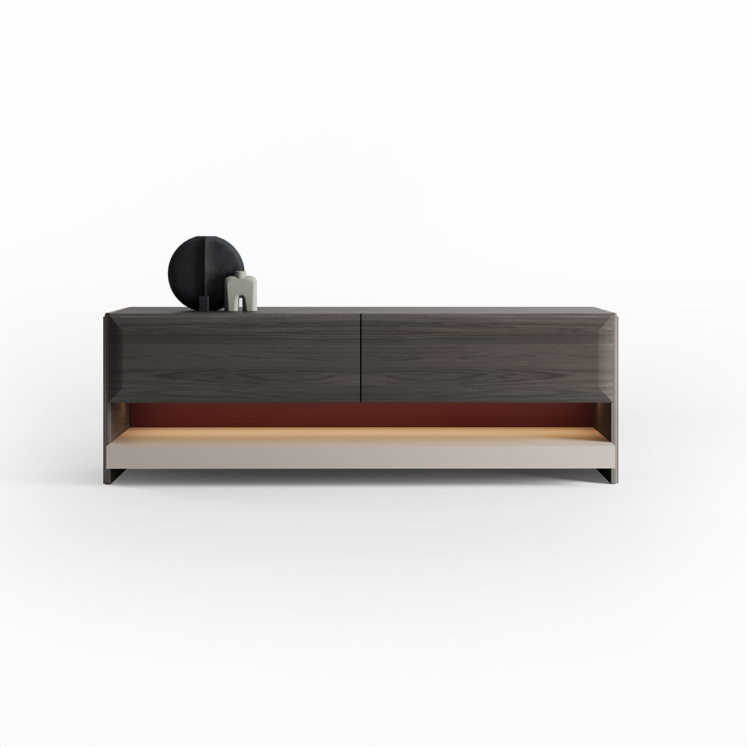 Capria Block Bottom Side Cabinet 214.5 cm YL-CAPRIA-TVunit - Sideboards - ebarza Furniture UAE | Shop Modern Furniture in Abu Dhabi & Dubai - مفروشات ايبازرا في الامارات | تسوق اثاث عصري وديكورات مميزة في دبي وابوظبي