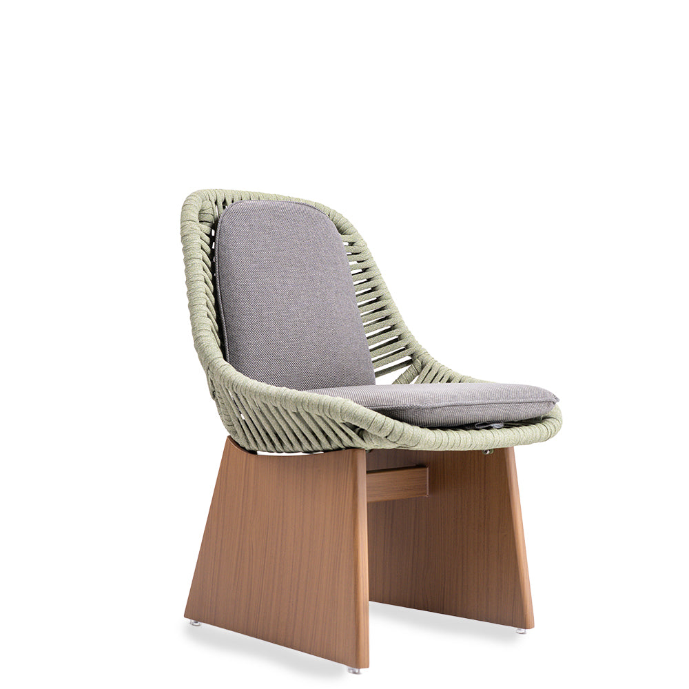 CLOGS DINING SIDECHAIR W/SEAT AND BACK CUSHION- KC8611N01ROP - Chairs - ebarza Furniture UAE | Shop Modern Furniture in Abu Dhabi & Dubai - مفروشات ايبازرا في الامارات | تسوق اثاث عصري وديكورات مميزة في دبي وابوظبي