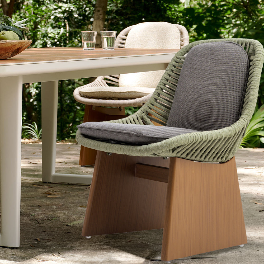 CLOGS DINING SIDECHAIR W/SEAT AND BACK CUSHION- KC8611N01ROP - Chairs - ebarza Furniture UAE | Shop Modern Furniture in Abu Dhabi & Dubai - مفروشات ايبازرا في الامارات | تسوق اثاث عصري وديكورات مميزة في دبي وابوظبي